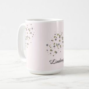 Confetti Dots With Name Coffee Mug