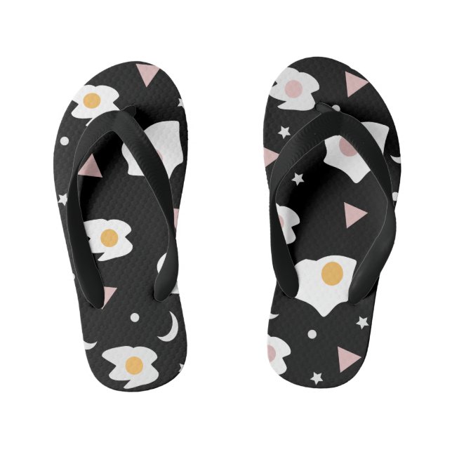 Confetti Eggs Stars Shapes Kid's Jandals (Footbed)
