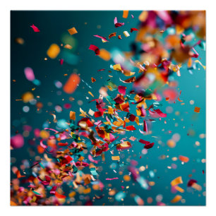 Confetti Explosion Poster
