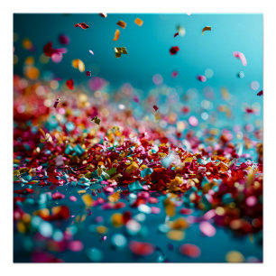 Confetti Explosion Poster