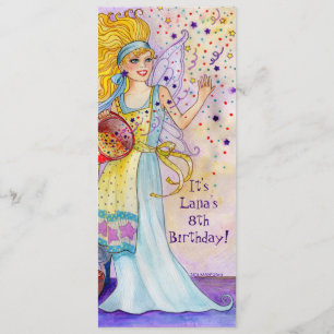 Confetti Fairy Birthday Party invite