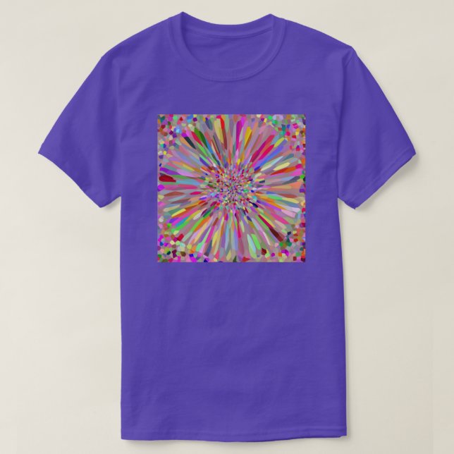 Confetti Flower Summer T-Shirt (Design Front)