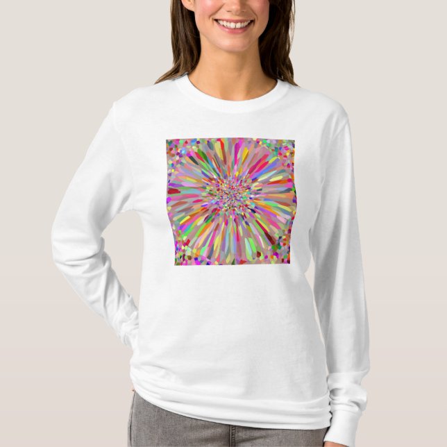 Confetti Flower Summer T-Shirt (Front)