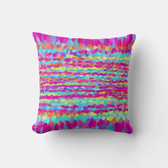 Confetti Fringe Cushion (Front)