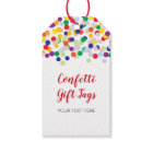 Confetti Gift Tags for Showers & Party Favors