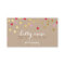 CONFETTI GLAMOROUS cute gold bold red pink kraft