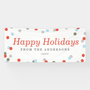 Confetti Holiday Banner