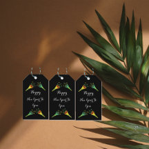 Confetti Horn Happy new year to you black