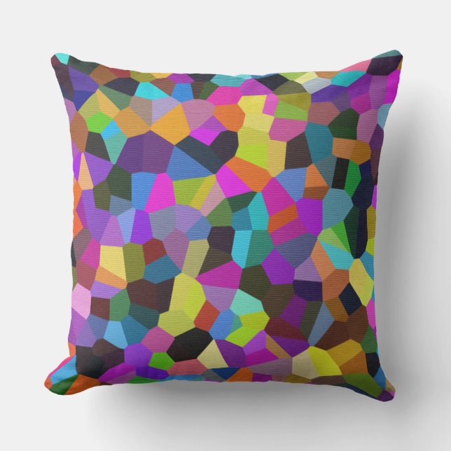 Confetti in Jewel Tones Cushion (Front)