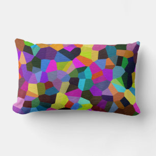Confetti in Jewel Tones Lumbar Cushion