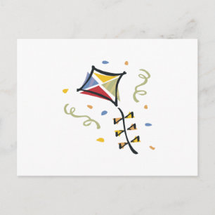 Confetti Kite Postcard