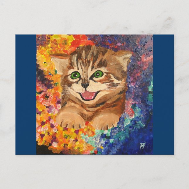 Confetti Kitty Postcard (Front)