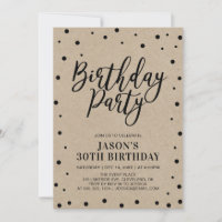 Confetti & Kraft | Modern Adult Birthday Party