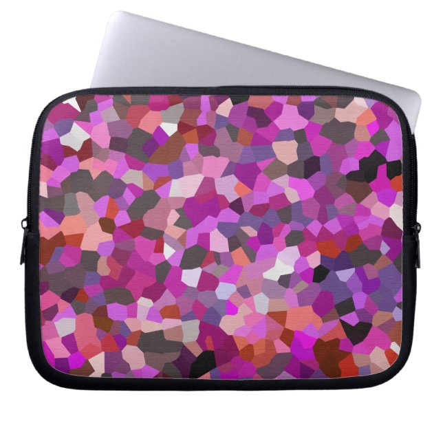 Confetti Magenta Mind Laptop Sleeve (Front)
