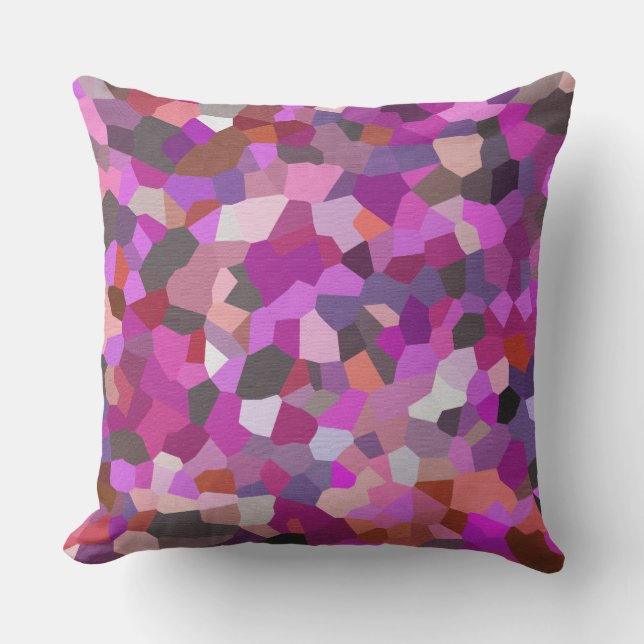 Confetti Magenta Mind Outdoor Cushion (Front)