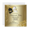 Confetti Mask Black Gold Masquerade Party