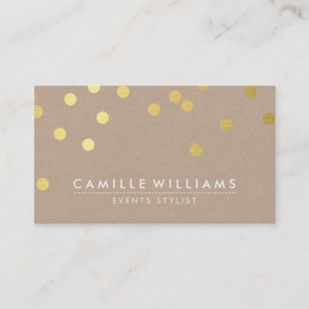 Gold Foil Business Cards Zazzle NZ