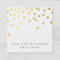 CONFETTI modern cute polka dot pattern gold foil