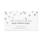 CONFETTI modern cute polka dot pattern silver foil