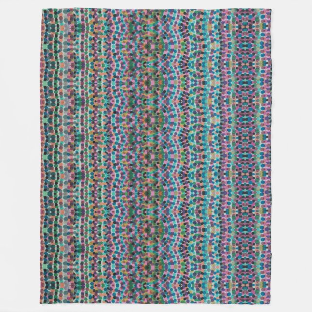Confetti Mosaic II Fleece Blanket (Front)