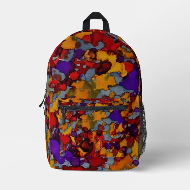 Confetti Nightmare Printed Backpack (Front)