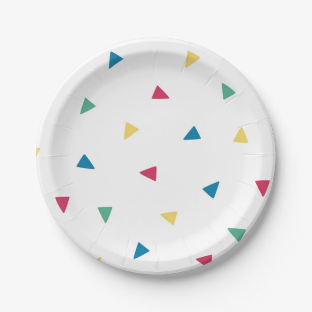 Confetti Paper Plates (Front)