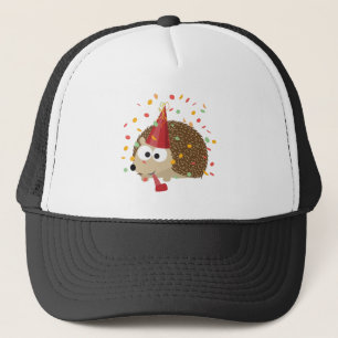 Confetti Party Hedgehog Trucker Hat