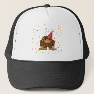 Confetti Party Sasquatch Trucker Hat