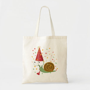 Confetti Party Snail Tote Bag