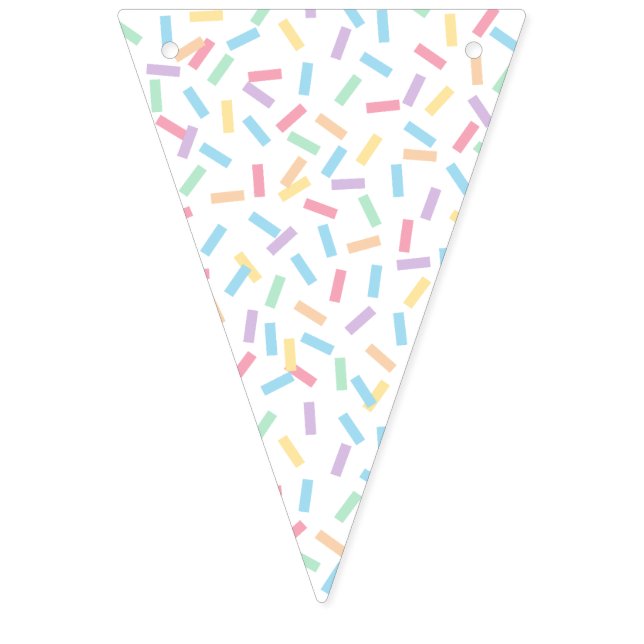  Confetti Pastels (Sprinkles) Bunting (First Flag)