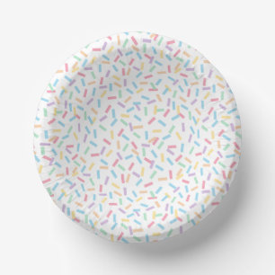 Confetti Pastels (Sprinkles) Paper Plate
