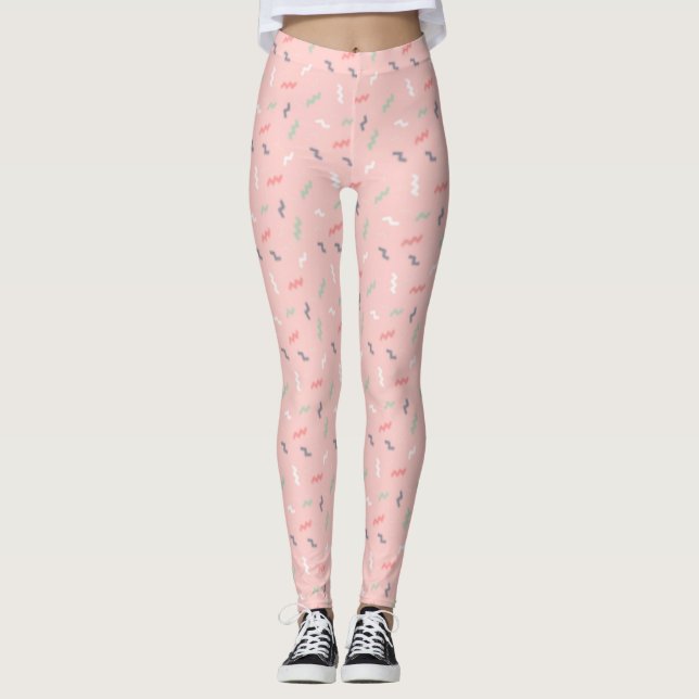Confetti Patterned Leggings (Front)