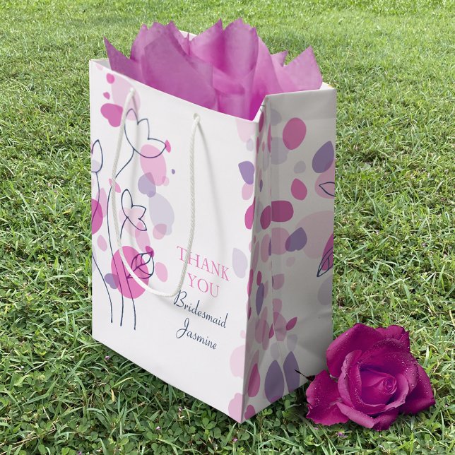 Confetti petals wedding Bridesmaid favour gift bag (Creator Uploaded)