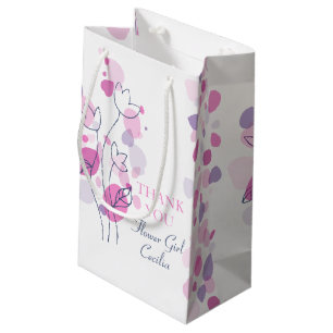 Confetti petals wedding flower girl favour gift ba small gift bag