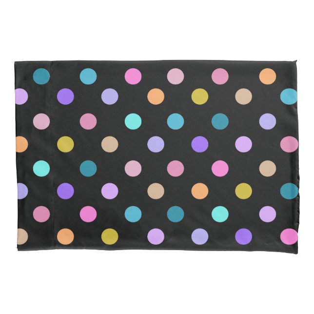 Confetti polka dots pillowcase (Front)