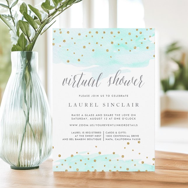 Confetti Pop | Virtual Bridal or Baby Shower Invitation (Creator Uploaded)
