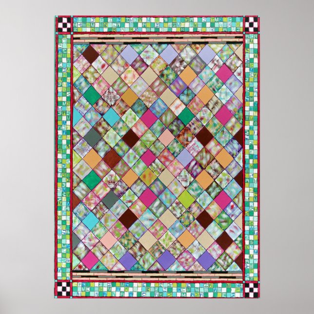 "Confetti Quilt" Poster (Front)