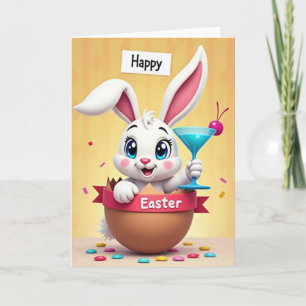 Confetti Rabbit Celebration Card