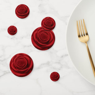 Confetti - Red Rose Flower