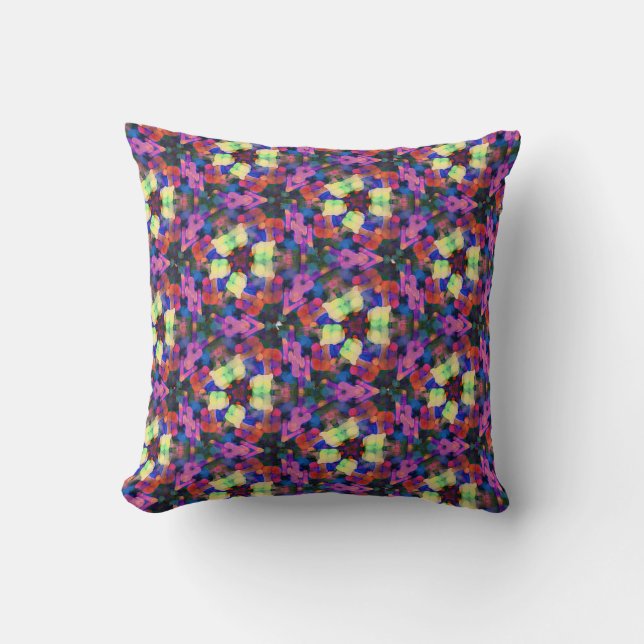 Confetti Retro Daisys Cushion (Front)