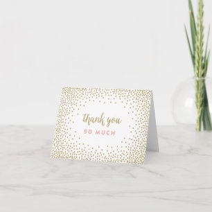 Confetti Shower Thank You Note Card
