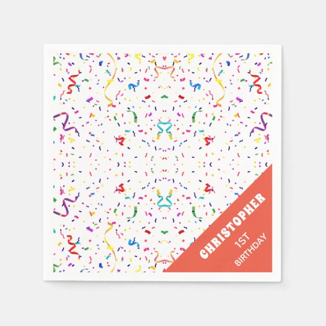 Confetti & Sprinkles Paper Napkin (Front)