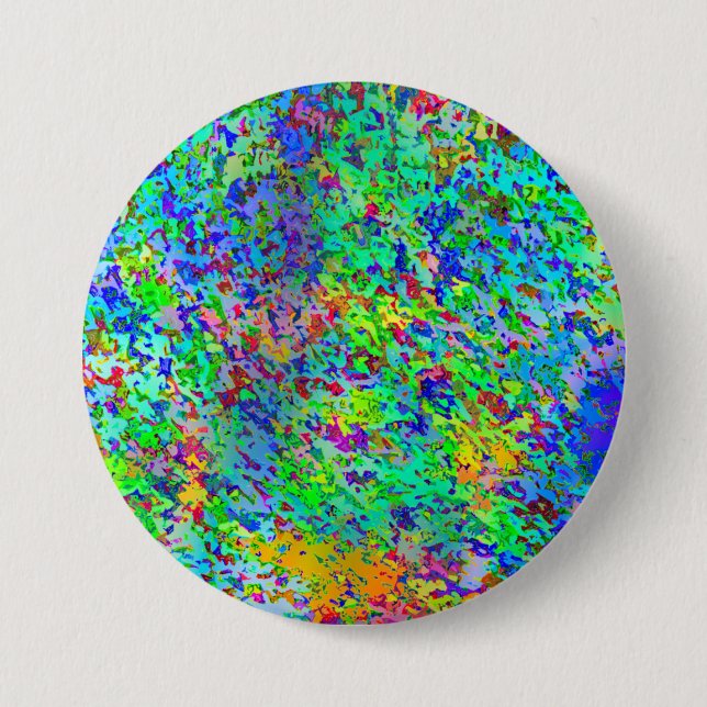 Confetti Storm 7.5 Cm Round Badge (Front)
