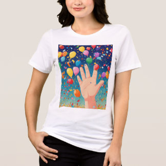 Confetti WebP design Tri-Blend Shirt