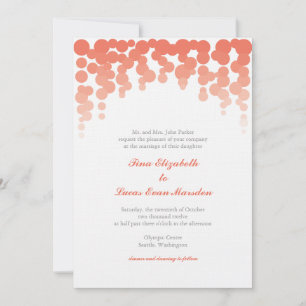 Confetti Wedding Invitation