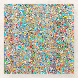 Confetti's Glass Coaster