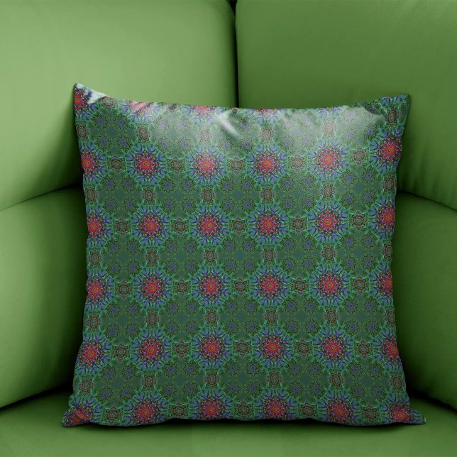 Confianza textile texture mandala pattern cushion (Creator Uploaded)