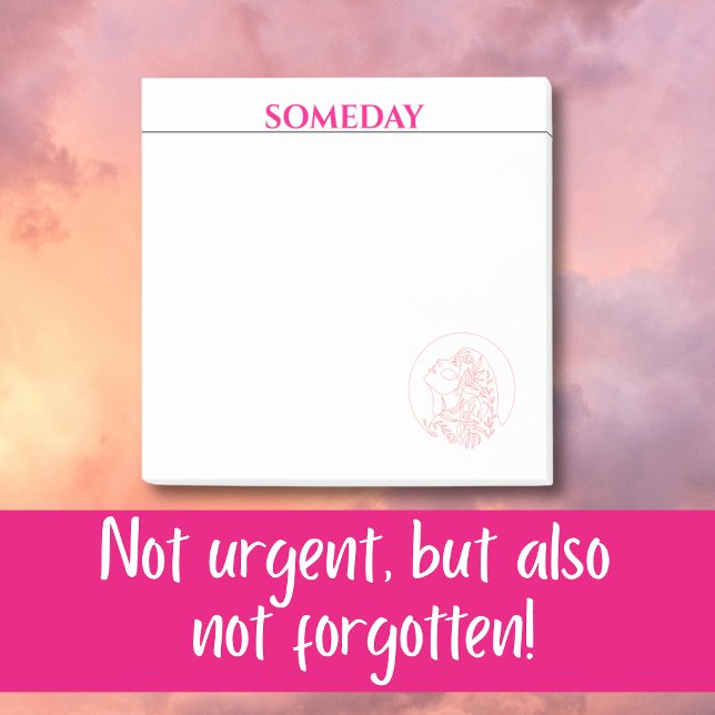 Confidence and Beauty Someday Coordinating  Post-it Notes (Creator Uploaded)