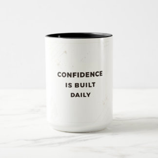 Confidence Is Built Daily | Wellness Motivation Li Mug