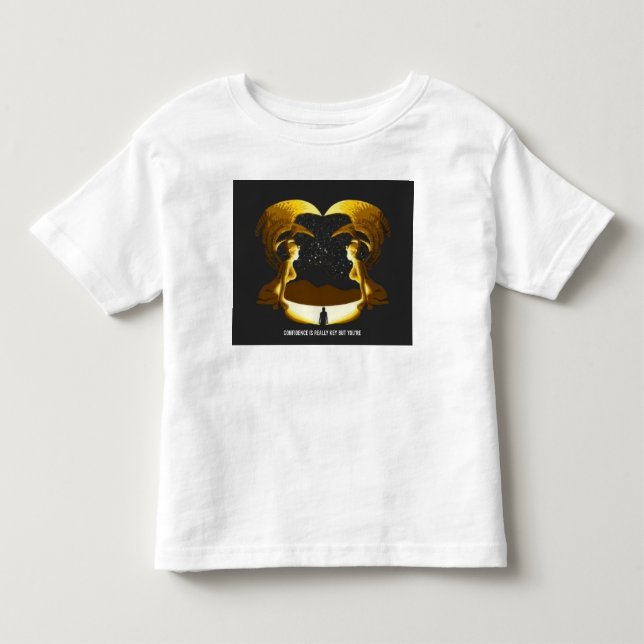 Confidence is key toddler T-Shirt (Front)